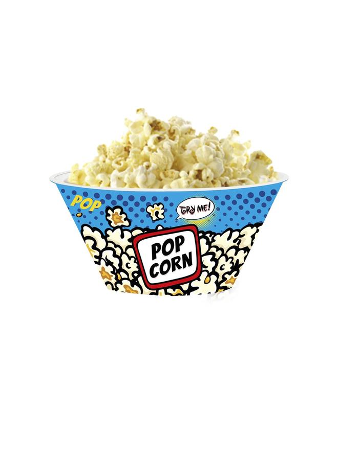 HEREVIN Blue Popcorn Printed Snack Bowl 750Ml - Image 1